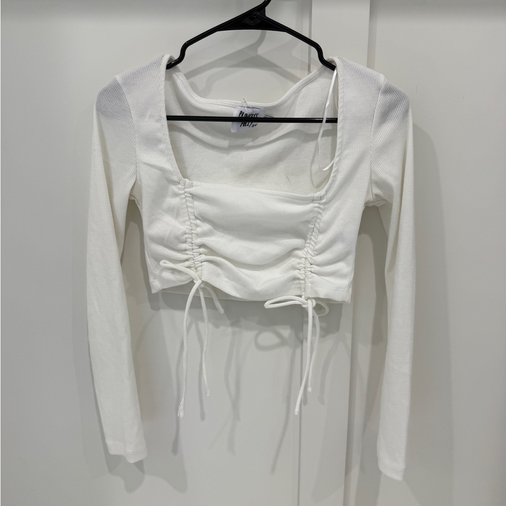 Princess Polly Cream Long Sleeve